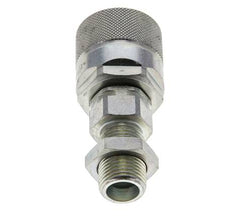 Steel DN 10 Hydraulic Coupling Plug 10 mm S Compression Ring Bulkhead ISO 14541/8434-1 D M28 x 2