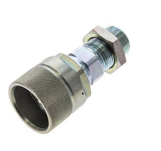 Steel DN 10 Hydraulic Coupling Plug 12 mm S Compression Ring Bulkhead ISO 14541/8434-1 D M28 x 2