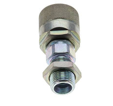 Steel DN 10 Hydraulic Coupling Plug 12 mm S Compression Ring Bulkhead ISO 14541/8434-1 D M28 x 2