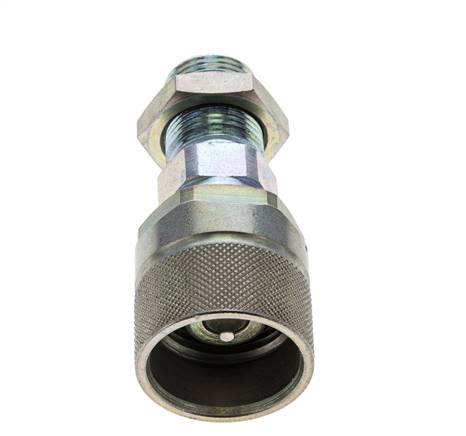 Steel DN 10 Hydraulic Coupling Plug 12 mm S Compression Ring Bulkhead ISO 14541/8434-1 D M28 x 2