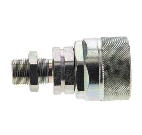 Steel DN 12.5 Hydraulic Coupling Plug 10 mm S Compression Ring Bulkhead ISO 14541/8434-1 D M36 x 2