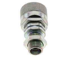 Steel DN 12.5 Hydraulic Coupling Plug 14 mm S Compression Ring Bulkhead ISO 14541/8434-1 D M36 x 2