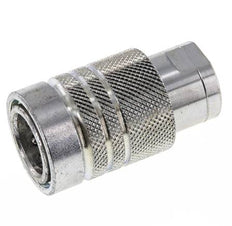 Steel DN 10 Hydraulic Coupling Socket 8 mm L Compression Ring ISO 7241-1 A/8434-1 D 16mm