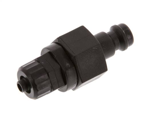 POM DN 5 Coupling Plug 4x6 mm Union Nut