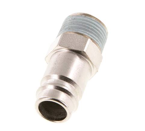 Hardened steel DN 10 Air Coupling Plug R 3/8 inch Male