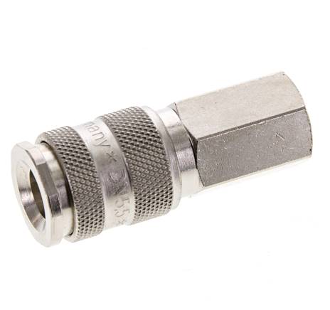 Nickel-plated Brass DN 5.5 (Orion) Air Coupling Socket G 1/4 inch Female