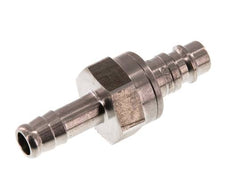 Stainless steel DN 7.2 (Euro) Air Coupling Plug 9 mm Hose Pillar Double Shut-Off