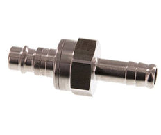 Stainless steel DN 7.2 (Euro) Air Coupling Plug 9 mm Hose Pillar Double Shut-Off