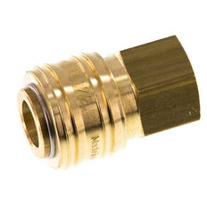 Brass DN 7.2 (Euro) Air Coupling Socket G 1/4 inch Female
