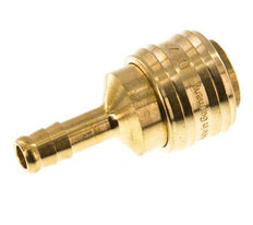 Brass DN 7.2 (Euro) Air Coupling Socket 8 mm Hose Pillar
