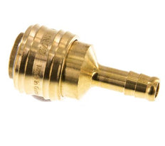 Brass DN 7.2 (Euro) Air Coupling Socket 8 mm Hose Pillar