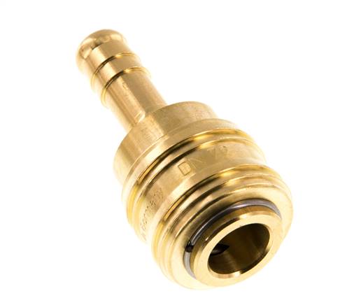Brass DN 7.2 (Euro) Air Coupling Socket 9 mm Hose Pillar