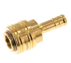 Brass DN 7.2 (Euro) Air Coupling Socket 9 mm Hose Pillar