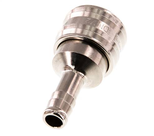 Nickel-plated Brass DN 7.2 (Euro) Air Coupling Socket 9 mm Hose Pillar