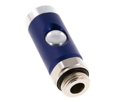 Hardened steel DN 7.4 Safety Air Coupling Socket with Push Button G 1/2 inch Male