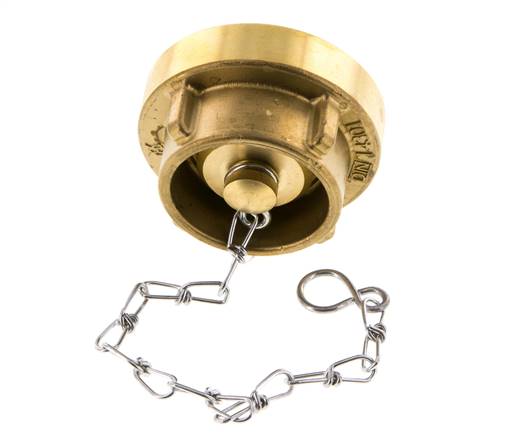 25-D (31 mm) Brass Cap for Storz Coupling