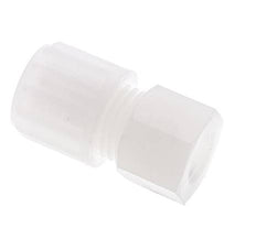 8x6mm & G1/8'' PVDF Straight Compression Fitting with Female Threads 10 bar