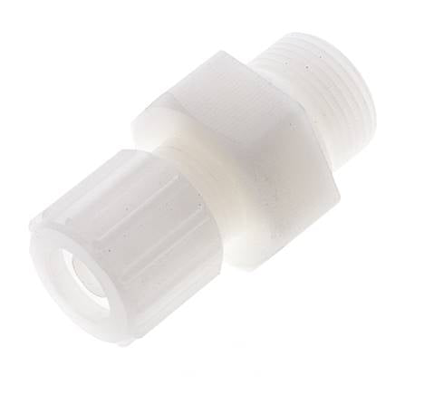 15x9mm & G3/4'' PVDF Straight Compression Fitting with Male Threads 10 bar PVC and PA