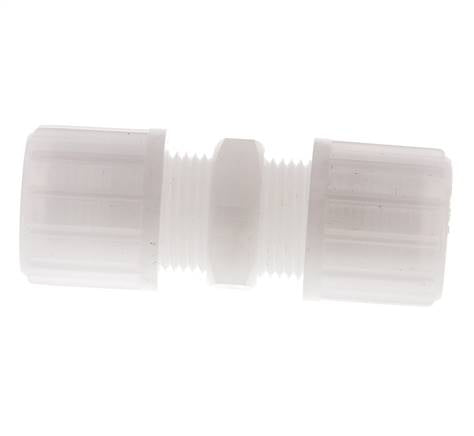 14x12mm PVDF Straight Compression Fitting 10 bar