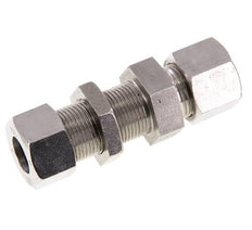 14S Stainless Steel Straight Cutting Fitting Bulkhead 630 bar ISO 8434-1