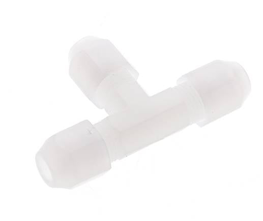 4x6mm PVDF T-Shape Hose Fitting 10bar/145psi
