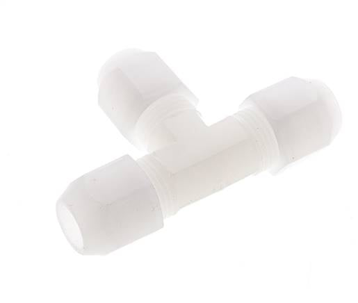 10x12mm PVDF T-Shape Hose Fitting 10bar/145psi