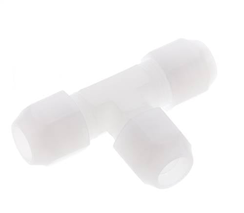 12x14mm PVDF T-Shape Hose Fitting 10bar/145psi