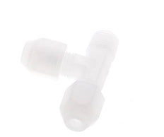 2x4mm & R1/8'' PP Right Angle Tee Hose Fitting with Male Threads 10bar/145psi [2 Pieces]