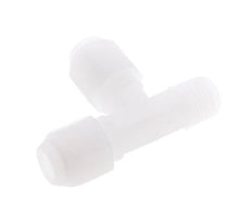 6x8mm & R1/4'' PP Right Angle Tee Hose Fitting with Male Threads 10bar/145psi [2 Pieces]