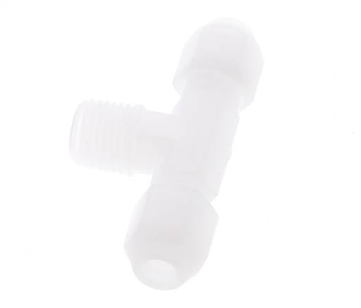 4x6mm & R1/4'' PP T-Shape Hose Fitting with Male Threads 10bar/145psi [2 Pieces]