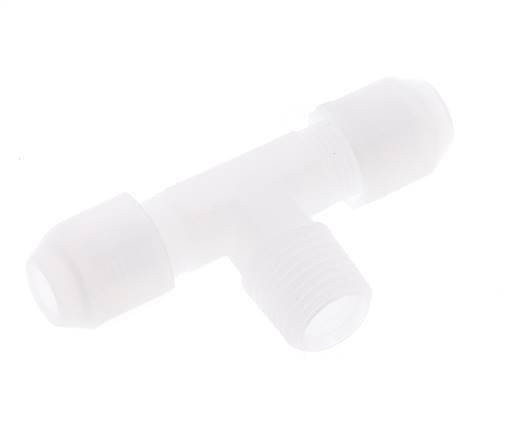 4x6mm & R1/4'' PP T-Shape Hose Fitting with Male Threads 10bar/145psi [2 Pieces]