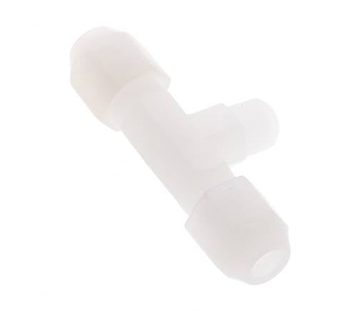 4x6mm & R1/8'' PVDF T-Shape Hose Fitting with Male Threads 10bar/145psi