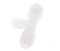 2x4mm & R1/8'' PP T-Shape Hose Fitting with Male Threads 10bar/145psi [2 Pieces]