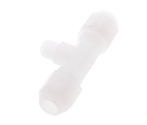 6x8mm & R1/8'' PVDF T-Shape Hose Fitting with Male Threads 10bar/145psi