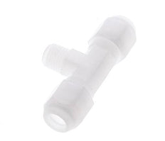 8x10mm & R1/4'' PP T-Shape Hose Fitting with Male Threads 10bar/145psi [2 Pieces]