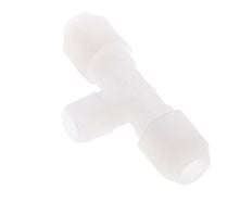 6x8mm & R1/4'' PVDF T-Shape Hose Fitting with Male Threads 10bar/145psi