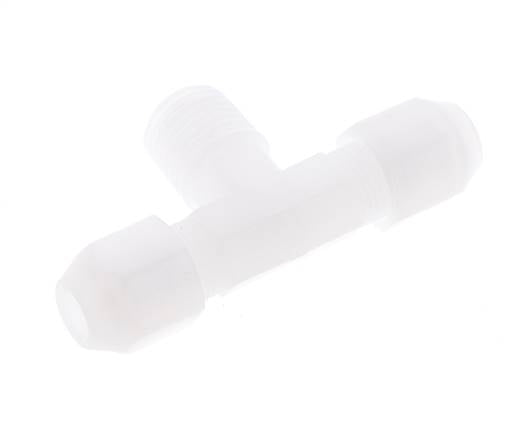 4x6mm & R1/4'' PP T-Shape Hose Fitting with Male Threads 10bar/145psi [2 Pieces]