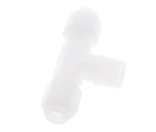 4x6mm & R1/4'' PP T-Shape Hose Fitting with Male Threads 10bar/145psi [2 Pieces]