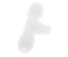 4x6mm & R1/8'' PP T-Shape Hose Fitting with Male Threads 10bar/145psi [2 Pieces]