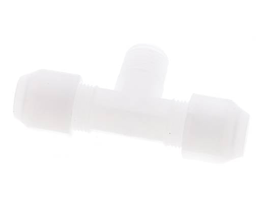 6x8mm & R1/4'' PP T-Shape Hose Fitting with Male Threads 10bar/145psi [2 Pieces]