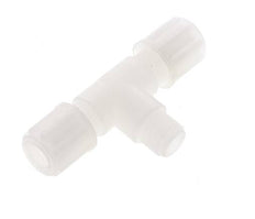 6x4mm & G1/8'' PVDF T-Shape Tee Compression Fitting with Male Threads 10 bar
