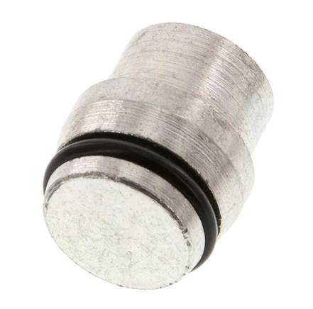 15L Zinc plated Steel Closing Plug for Cutting Ring Fittings 315 Bar DIN 2353 [5 Pieces]