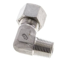 1/2'' NPT Male x 16S Stainless steel 90 deg Elbow Cutting ring 400 Bar DIN 2353