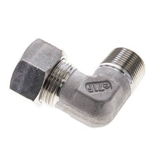 3/4'' NPT Male x 22L Stainless steel 90 deg Elbow Compression Fitting 160 Bar DIN 2353