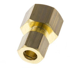 G 3/8'' x 8mm Brass Straight Compression Fitting 135 Bar DIN EN 1254-2