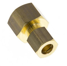 G 3/8'' x 8mm Brass Straight Compression Fitting 135 Bar DIN EN 1254-2