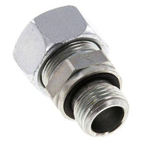 G 1/2'' Male x 18L Zinc plated Steel Straight Cutting Ring with FKM Seal 315 Bar DIN 2353