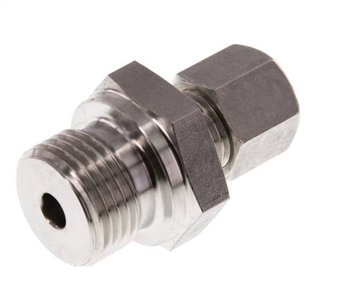 G 1/2'' Male x 8L Stainless steel Straight Compression Fitting 315 Bar DIN 2353