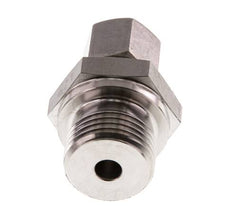 G 1/2'' Male x 8L Stainless steel Straight Compression Fitting 315 Bar DIN 2353