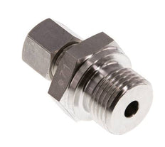 G 1/2'' Male x 8L Stainless steel Straight Compression Fitting 315 Bar DIN 2353